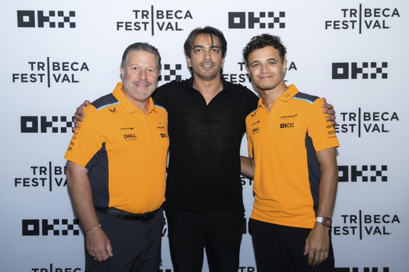 OKX and McLaren Racing host panel on technology in sports and film at Tribeca Festival - 3