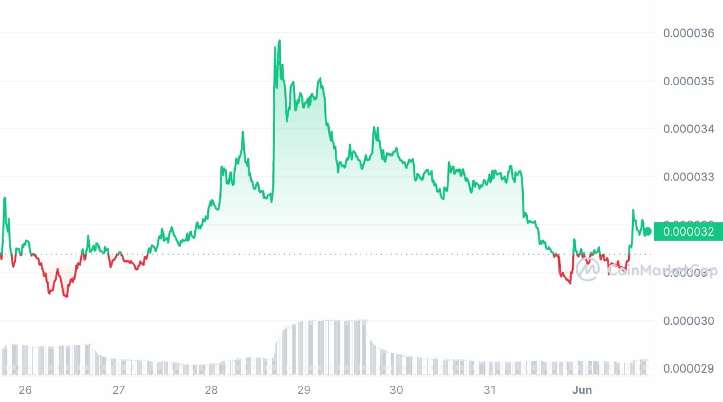 floki coin price chart