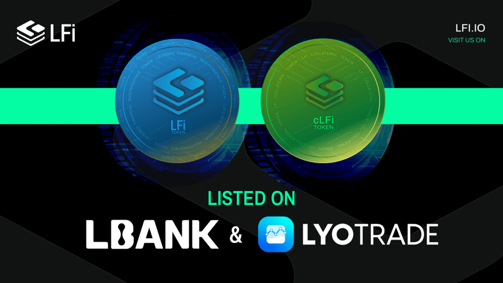 LFi and cLFi tokens listed on LYOTRADE and LBank - 1