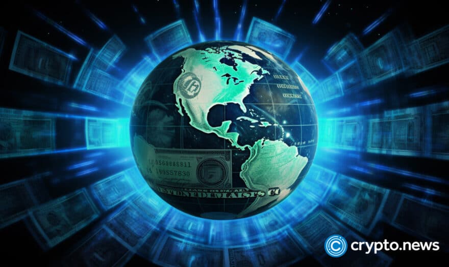 Toss Money 3.0 blockchain and stablecoin concept.

