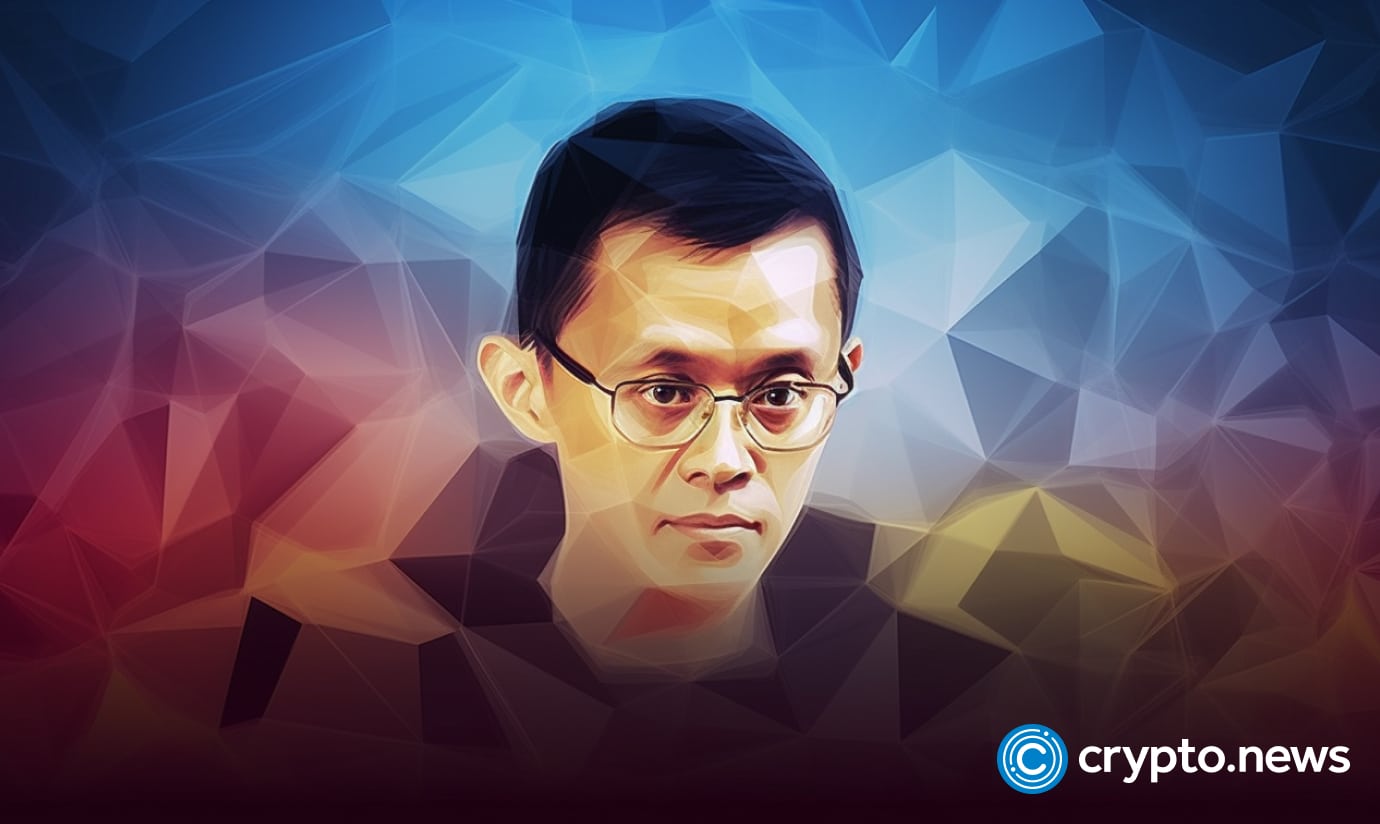 crypto news Changpeng Zhao CZ low poly st v5.1