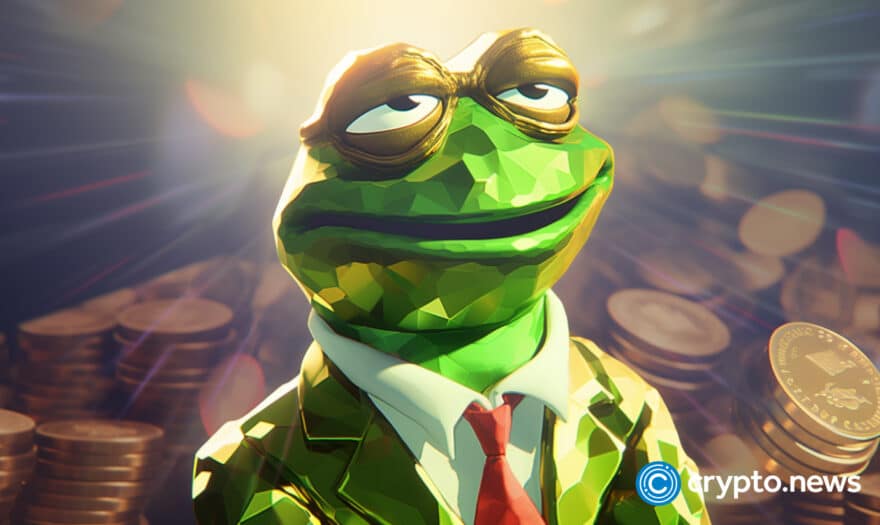 PEPE jumps 60% in a week, emerges as top gainer