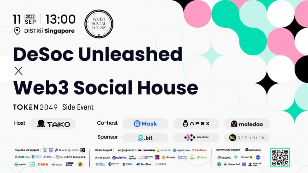 DeSoc Unleashed partners with Web3 Social House to host social-focused summit