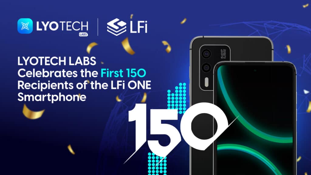 LYOTECH LABS celebrates first 150 recipients of LFi ONE smartphone - 1