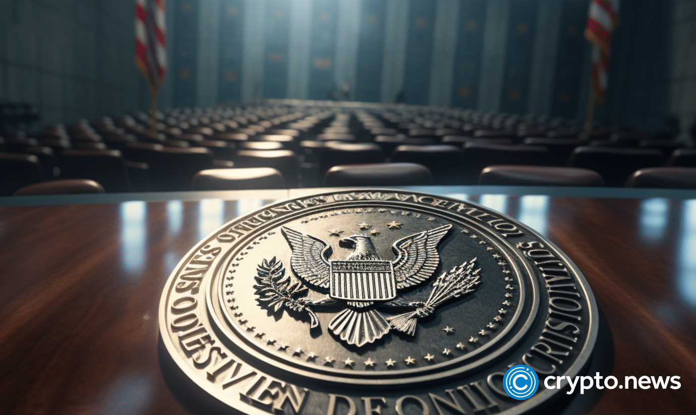 crypto news The US Securities and Exchange Commission logo Ethereum crypto blockchain background v5.2 2