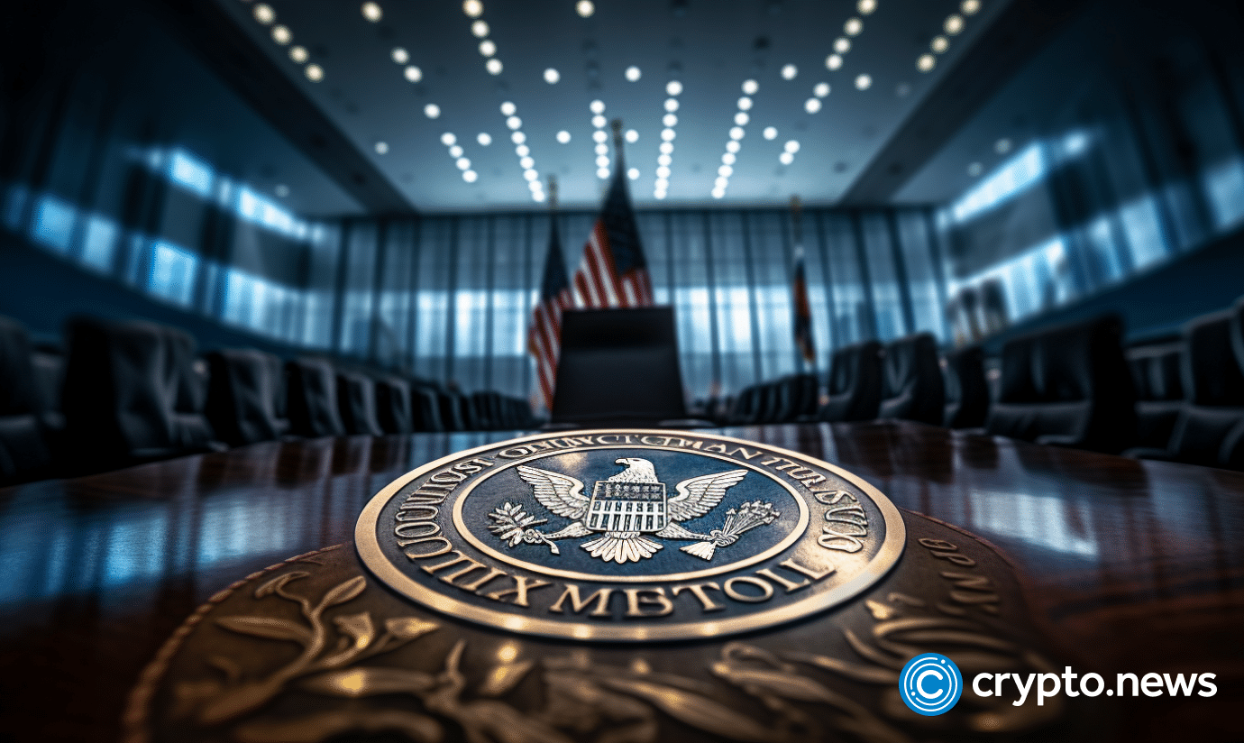 crypto news The US Securities and Exchange Commission logo above ripple watch backgrou v5.2