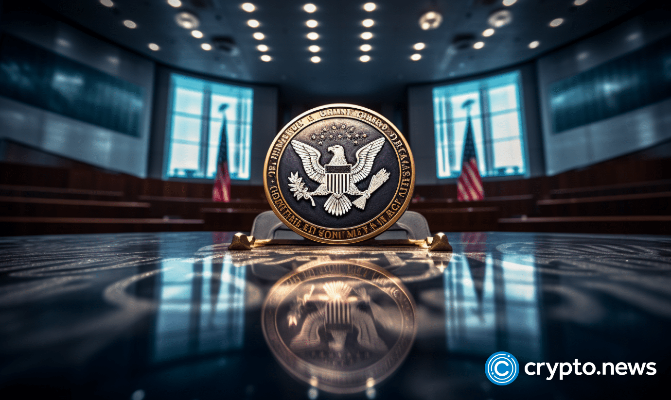 crypto news The US Securities and Exchange Commission logo above ripple watch background v5.2