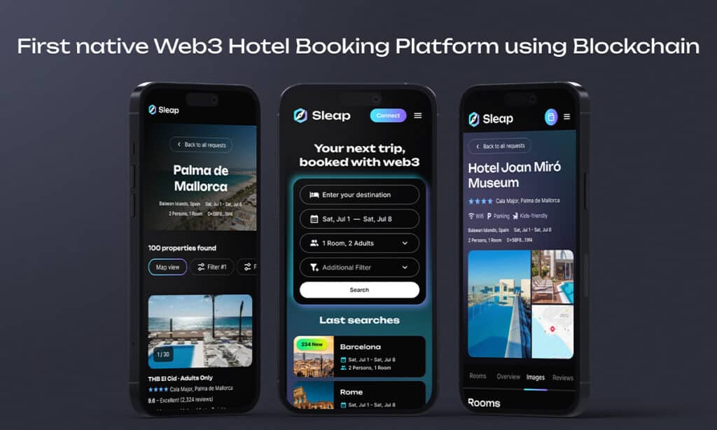 Sleap.io launches web3 hotel booking platform - 1