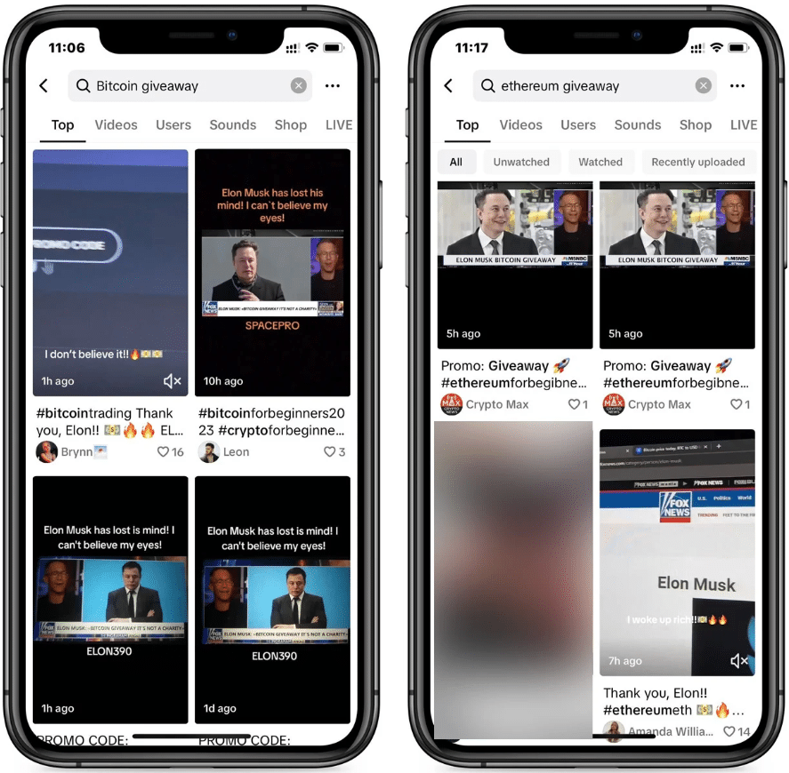 Fake Elon Musk crypto giveaway scams flood TikTok - 1