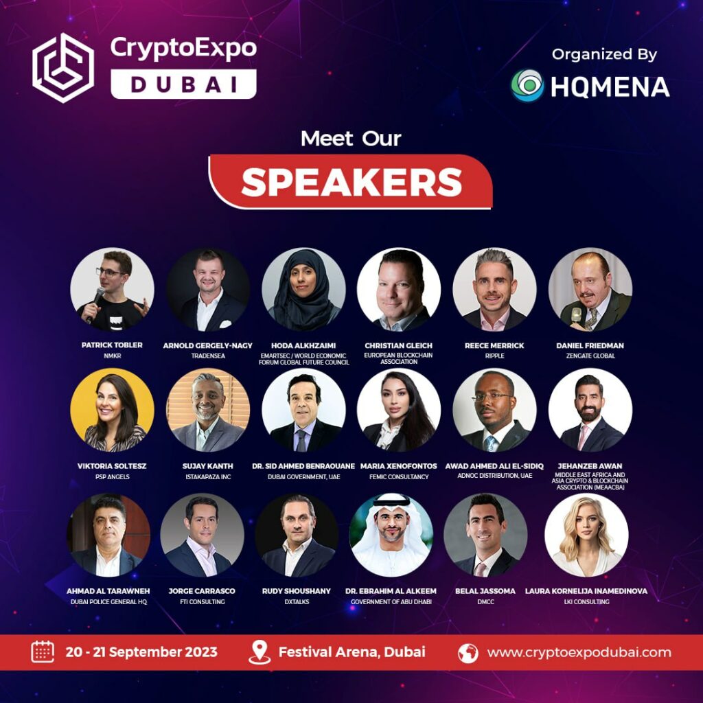 Crypto Expo Dubai 2023 unveils sponsors and speakers  - 1