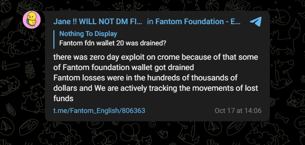 Fantom Foundation hit by security breach, $657k stolen across networks - 1