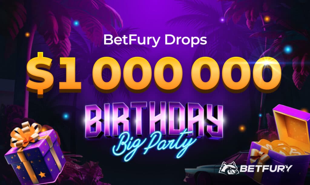 BetFury drops $1,000,000, celebrates 4th anniversary - 1