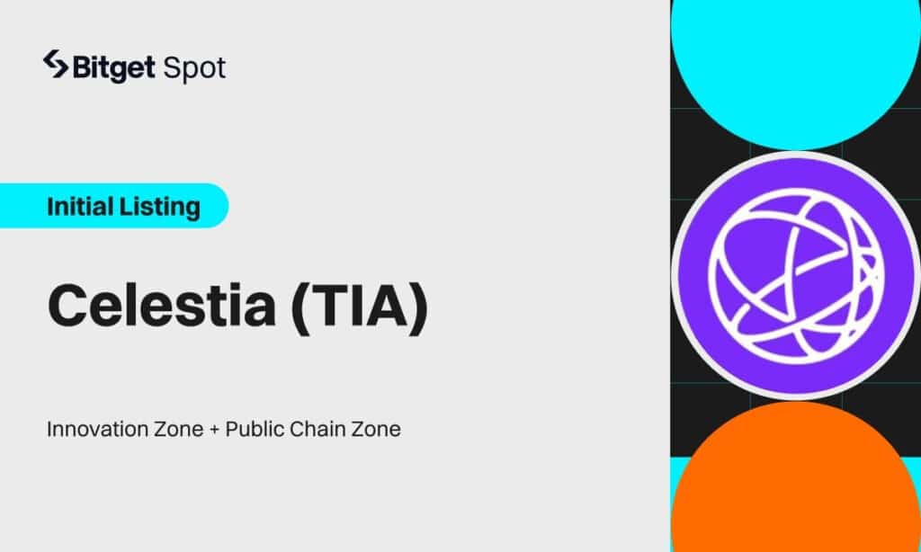 Bitget first exchange to list TIA, Celestia's native token - 1