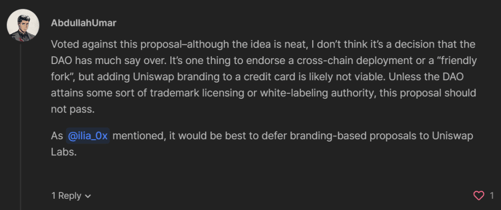 Fiat24 proposes Uniswap branded Visa card - 2