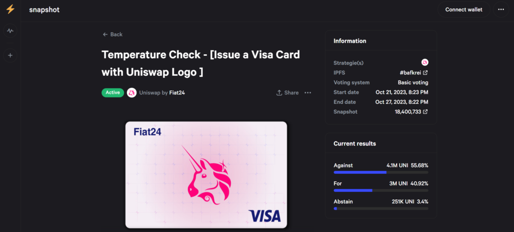 Fiat24 proposes Uniswap branded Visa card - 1