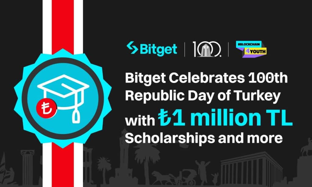 Bitget celebrates the 100th Republic Day of Turkey with ₺1 million TL scholarships and activities - 1