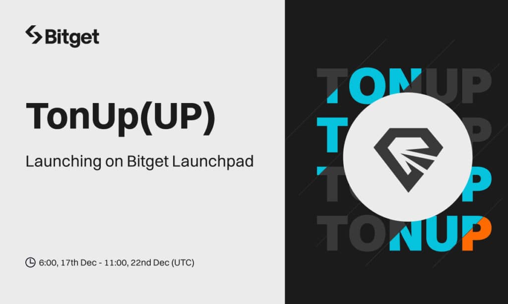 Bitget lists TonUP on launchpad - 1