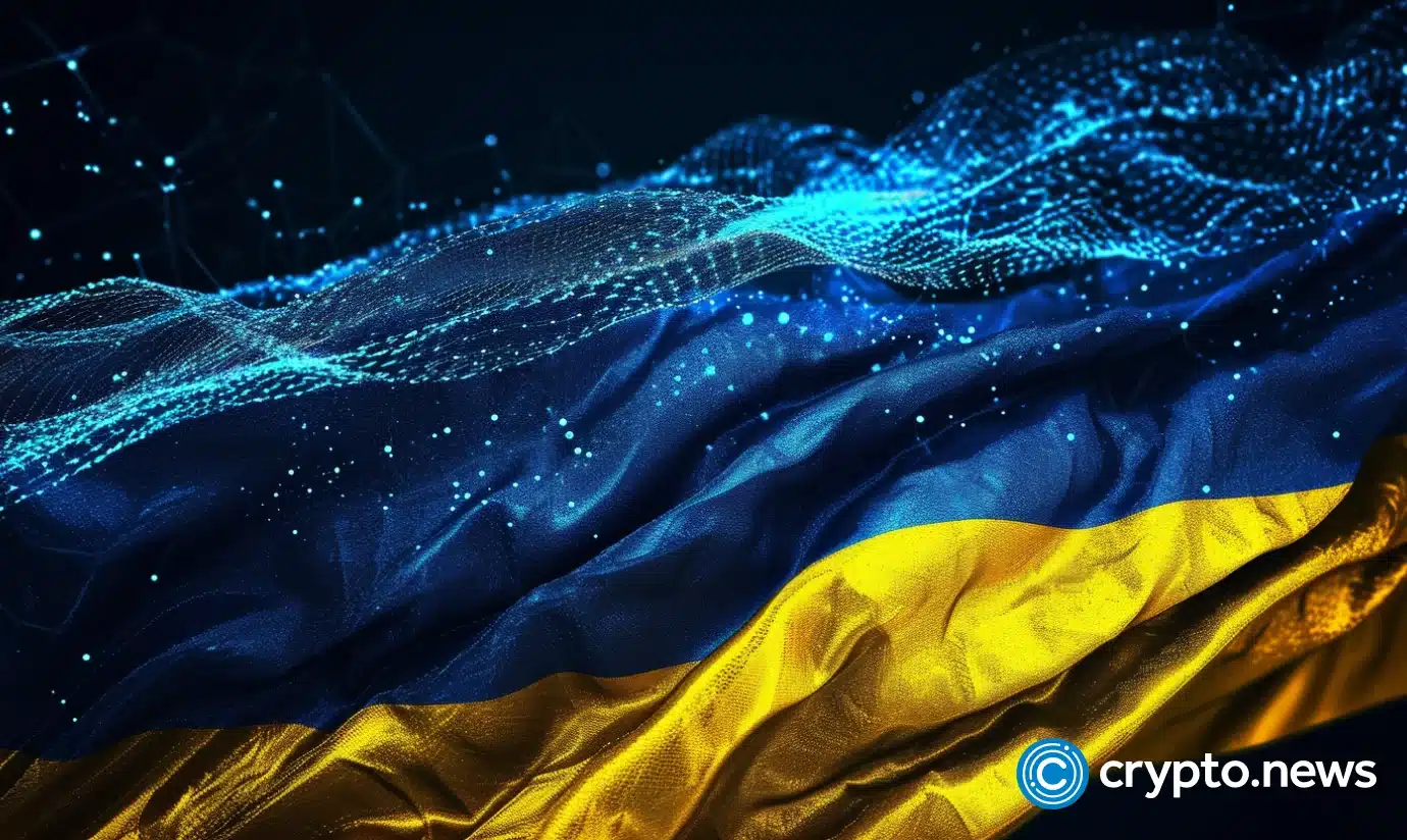 crypto news Ukraine flag option01