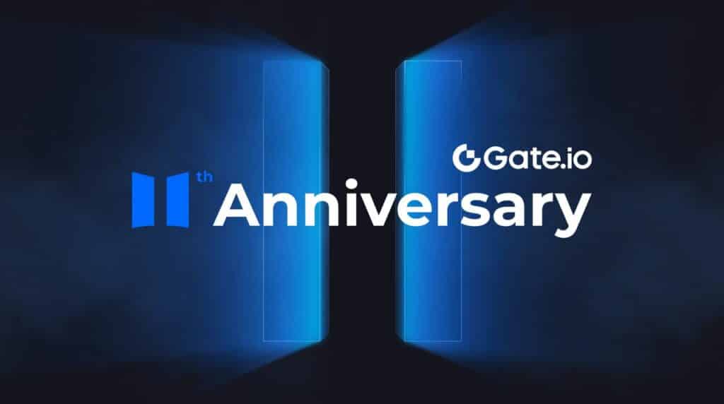 Gate.io celebrates 11th anniversary with prizes and future vision - 1