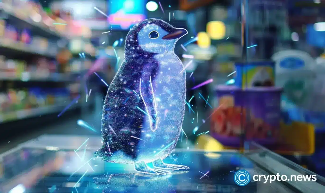 PENGU price bottoms as Pudgy Penguins sales fall