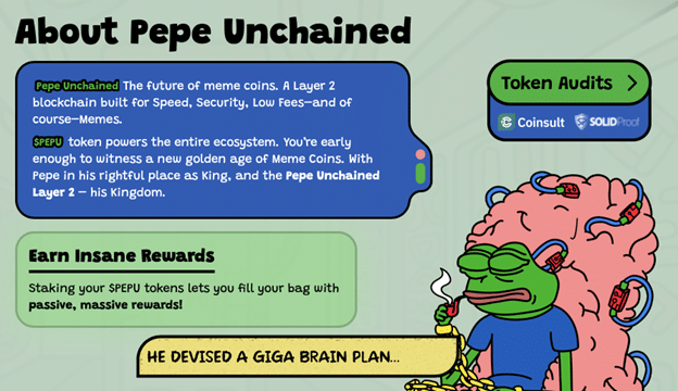 New L2 memecoin Pepe Unchained Raises M ahead of presale price increase - 1