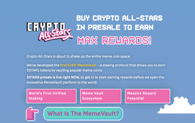 Crypto All-Stars set to lead memecoins after presale tops $750K - 1