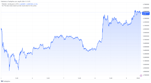 TON surges following Binance listing as Minotaurus presale heats up - 2