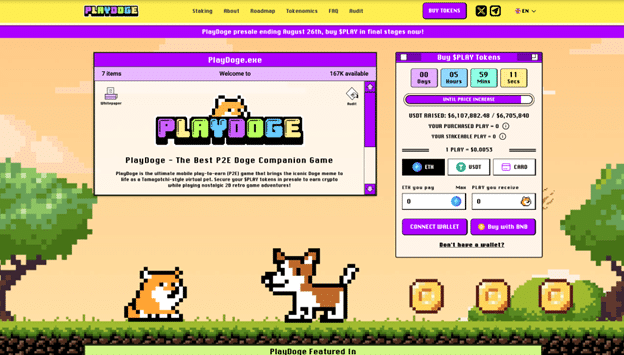 P2E crypto game PlayDoge enters last week of $6m ICO - 1