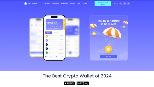 Web3 wallet Best Wallet unveils airdrop giveaway with BEST token rewards - 1