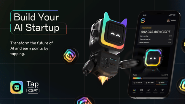 AI entrepreneur Telegram game ‘TapCGPT’ launches with over $1m in rewards - 1