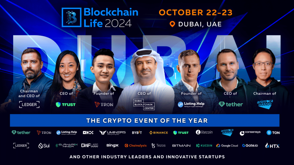 Blockchain Life 2024 in Dubai: Top companies, industry figures gather in world crypto capital - 1