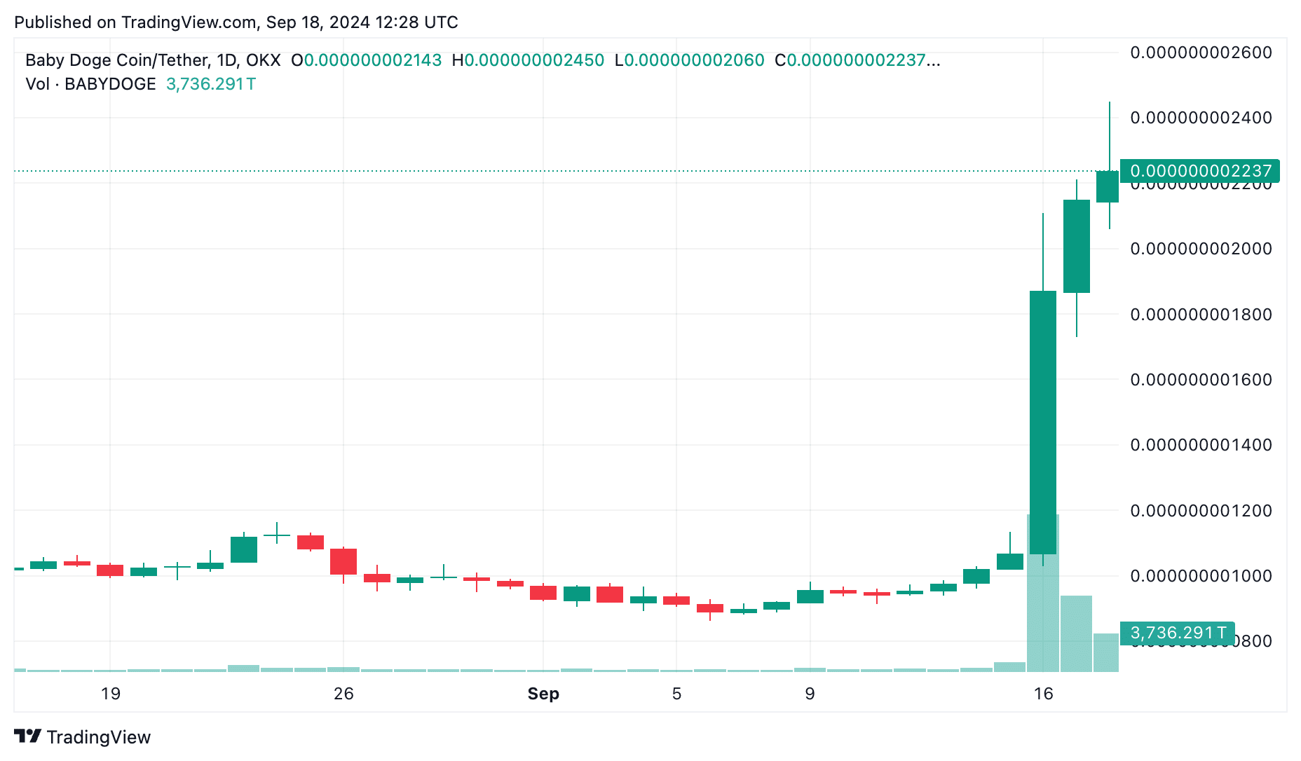 Прогноз цен на Babydoge на 2024 год и последующий период