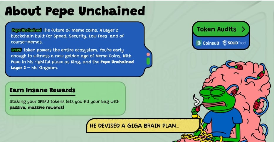 Pepe Unchained presale hits $22M, making it one of the best meme coins this November - 2