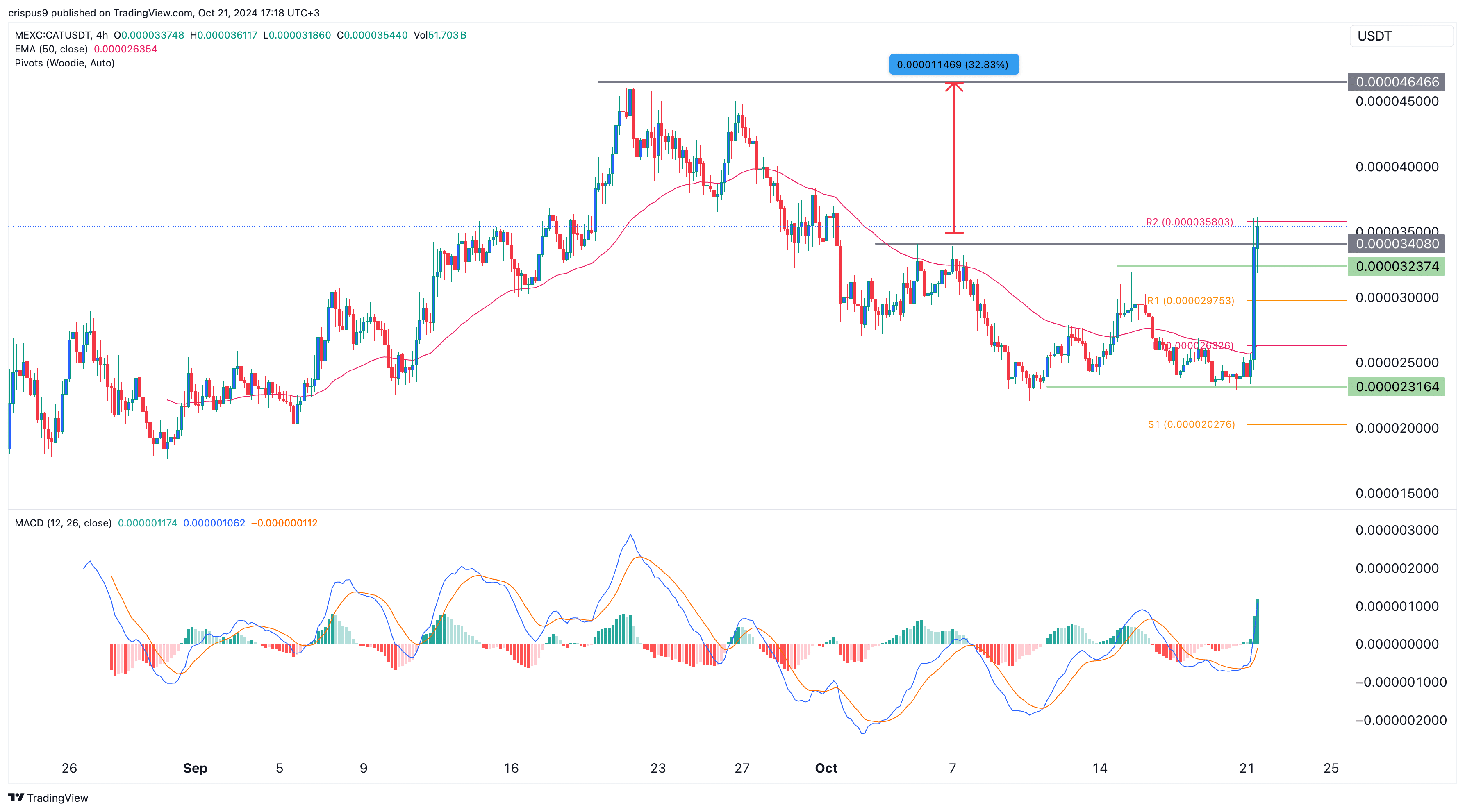 Вот почему мем-монета «Кот Саймона» образовала свечу Бога