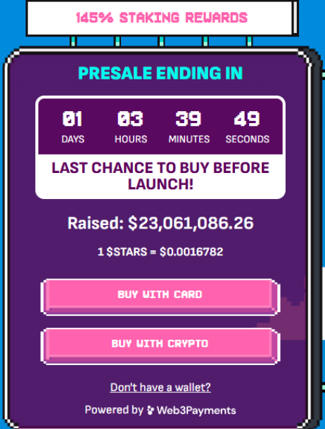 Crypto All-Stars hits $23 million with just 24 hours left of viral presale - 3