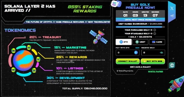 Solaxy presale raises $4.5m for Solana layer 2 solution, could be next crypto to explode - 1