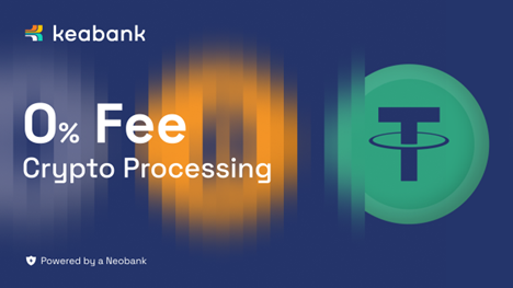 0% fee crypto payments: Powered by a Neobank - 1