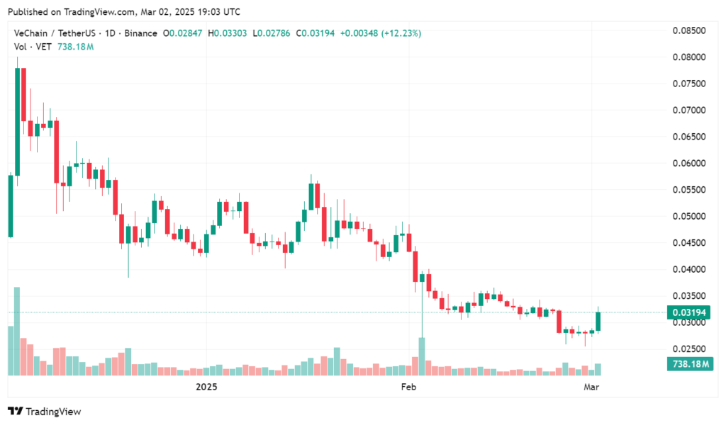 Prices of Vechain: Can Lan Vet continue Sunday momentum? - 1