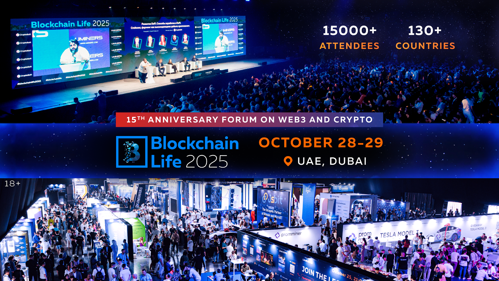 15th anniversary Blockchain Life Forum to take place in Dubai, October 28-29, 2025 - 1