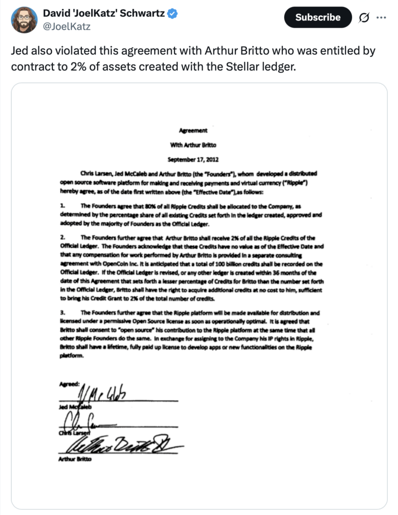 Ripple's Arthur Britto resurfaces on X after 14-year silence - 1