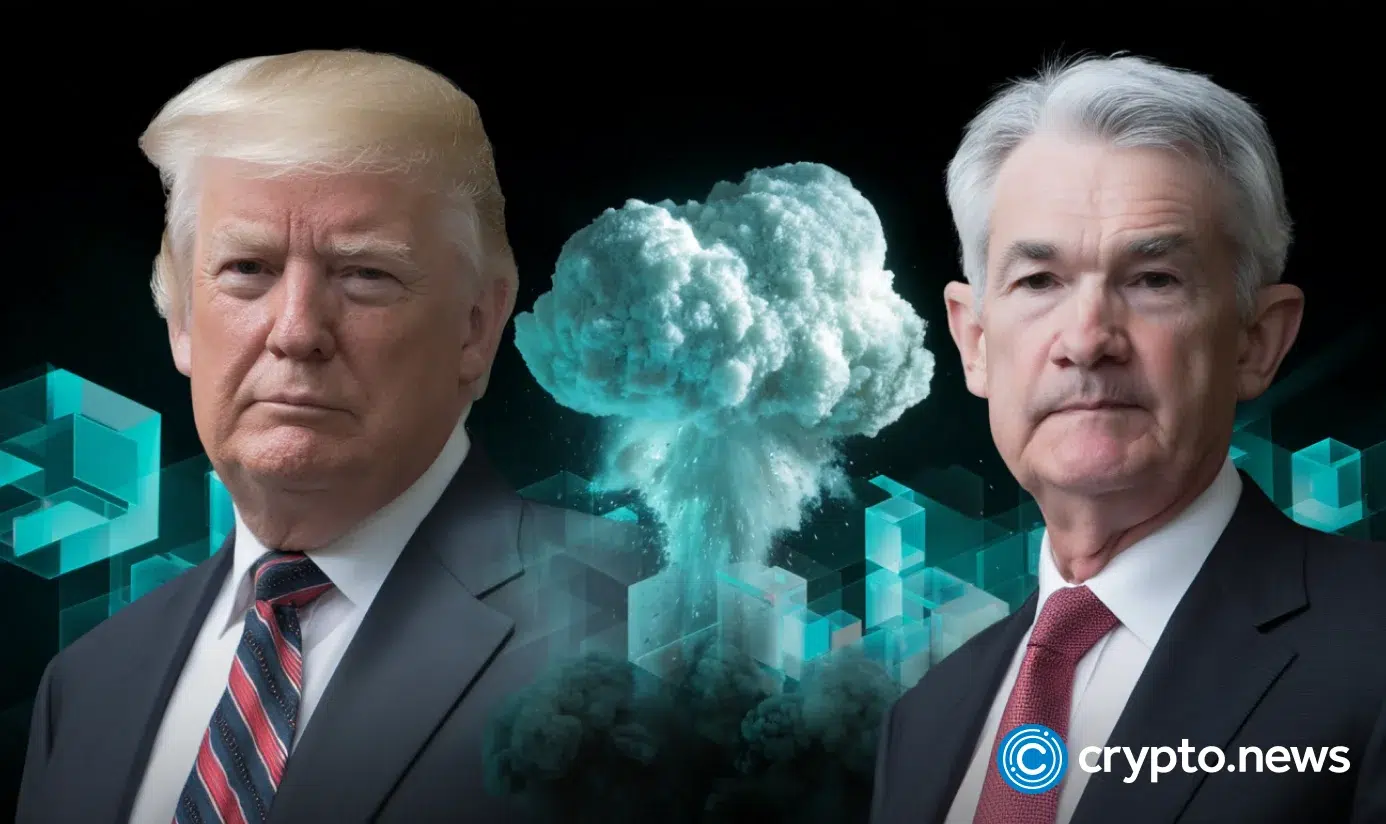 Trump slams Powell’s rate stance as BTC price flatlines
