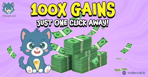 Troller Cat makes big strides, nears 33% crypto presale journey - 1