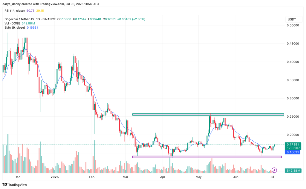 Dogecoin price rebounds, eyes $0.26 if momentum builds - 1