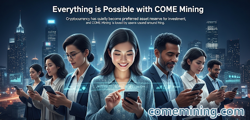 COME Mining helps users earn crypto with simple and easy cloud mining - 1